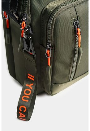 Bandolera Galvyn Vit Con Cierres Impermeables Bandolera Galvyn Vit Con Cierres Impermeables Verde NAPPA