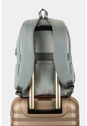 Bolso Tipo Tula Morral Para Mujer En Lona Con Bolsillos Frontales Bolso Tipo Tula Morral Para Mujer En Lona Con Bolsillos Frontales Gris NAPPA