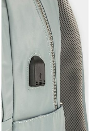 Bolso Tipo Tula Morral Para Mujer En Lona Con Bolsillos Frontales Bolso Tipo Tula Morral Para Mujer En Lona Con Bolsillos Frontales Gris NAPPA