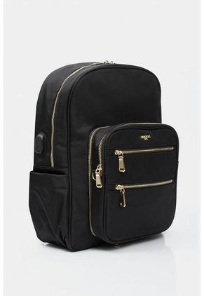 Bolso Tipo Tula Morral Para Mujer Con Bolsillo Removible Bolso Tipo Tula Morral Para Mujer Con Bolsillo Removible Negro NAPPA