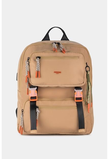 Morral Garner En Lona Tipo Cargo Morral Garner En Lona Tipo Cargo Crema NAPPA