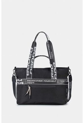 Shopping Harrington Cargo En Lona Con Por Estuche Para Termo Shopping Harrington Cargo En Lona Con Por Estuche Para Termo Negro NAPPA