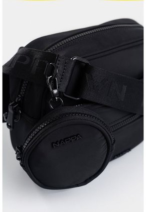Bandolera Korina Mediana Bandolera Korina Mediana Negro NAPPA