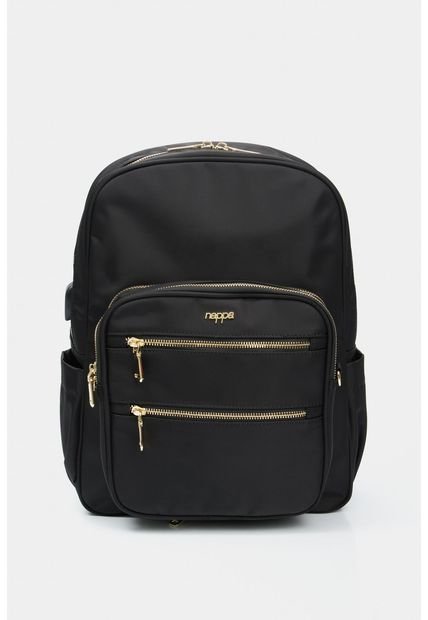 Bolso Tipo Tula Morral Para Mujer Con Bolsillo Removible Bolso Tipo Tula Morral Para Mujer Con Bolsillo Removible Negro NAPPA