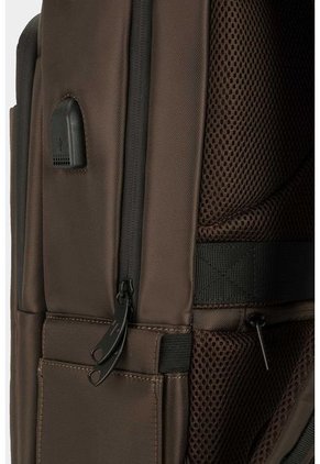Bolso Tipo Tula Morral En Lona Para Hombre Con Lock De Seguridad En La Parte Superior Bolso Tipo Tula Morral En Lona Para Hombre Con Lock De Seguridad En La Parte Superior Cafe NAPPA