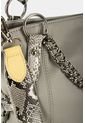 Bolso Para Mujer En Sintetico Tipo Shopping De Silueta Amplia Y Estructurada Con Cargadera En Cadena Bolso Para Mujer En Sintetico Tipo Shopping De Silueta Amplia Y Estructurada Con Cargadera En Cadena Gris NAPPA de Nappa
