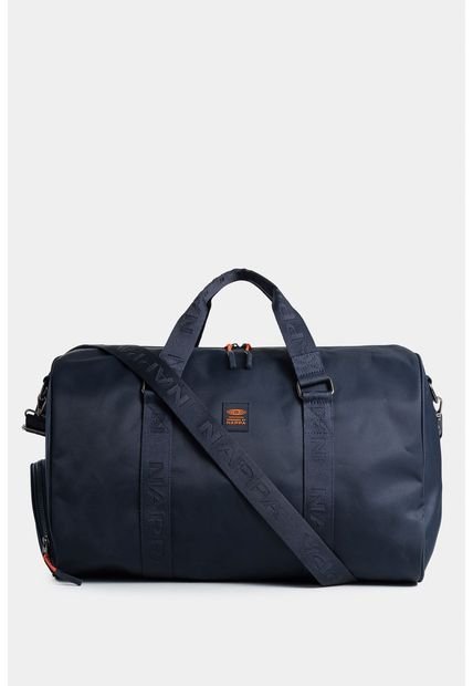 Bolso De Gran Capacidad En Lona Con Doble Cargadera Bolso De Gran Capacidad En Lona Con Doble Cargadera Azul NAPPA