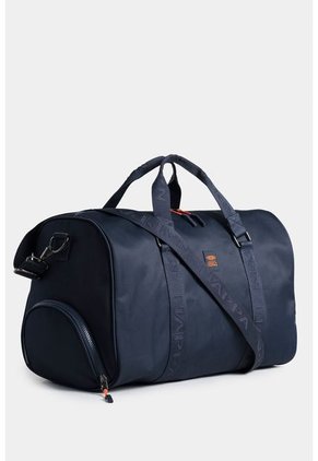 Bolso De Gran Capacidad En Lona Con Doble Cargadera Bolso De Gran Capacidad En Lona Con Doble Cargadera Azul NAPPA