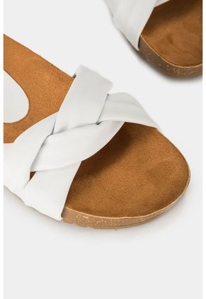 Zapatos Estilo Sandalia Plana Tipo Birken Para Mujer En Sintetico