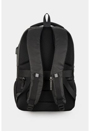 Bolso Para Hombre Tipo Tula Morral En Lona Encerada Con Sistema De Malla Para Casco Bolso Para Hombre Tipo Tula Morral En Lona Encerada Con Sistema De Malla Para Casco Negro NAPPA