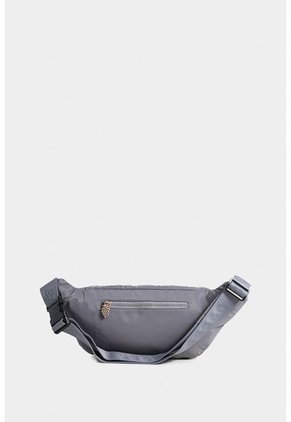 Riñonera Ficus Botanical En Textil Estampado Grande Riñonera Ficus Botanical En Textil Estampado Grande Gris NAPPA