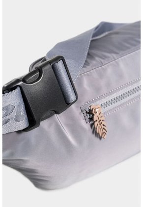 Riñonera Ficus Botanical En Textil Estampado Grande Riñonera Ficus Botanical En Textil Estampado Grande Gris NAPPA