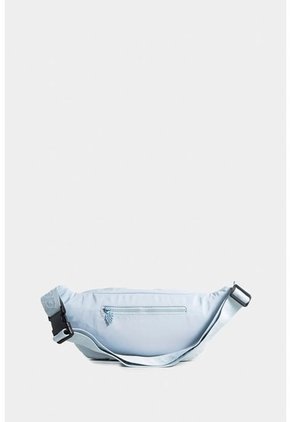 Riñonera Ficus Botanical En Textil Estampado Grande Riñonera Ficus Botanical En Textil Estampado Grande Azul NAPPA