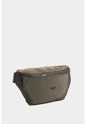 Bolso Tipo Riñonera Basic Quenn Mediana En Textil Con Jaladeras En Caucho Bolso Tipo Riñonera Basic Quenn Mediana En Textil Con Jaladeras En Caucho Verde NAPPA