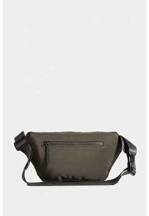 Bolso Tipo Riñonera Basic Quenn Mediana En Textil Con Jaladeras En Caucho Bolso Tipo Riñonera Basic Quenn Mediana En Textil Con Jaladeras En Caucho Verde NAPPA