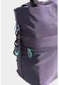 Bolso Tipo Shopping En Textil Estampado Para Mujer Con Bolsillo Frontal Removible Bolso Tipo Shopping En Textil Estampado Para Mujer Con Bolsillo Frontal Removible Morado NAPPA de Nappa