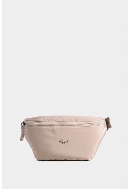 Bolso Tipo Riñonera Basic Quenn Mediana En Textil Con Jaladeras En Caucho Bolso Tipo Riñonera Basic Quenn Mediana En Textil Con Jaladeras En Caucho Arena NAPPA