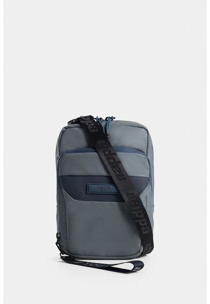 Manos Libres Hawking Masculina En Lona Con Cierres En Contraste Manos Libres Hawking Masculina En Lona Con Cierres En Contraste Gris NAPPA