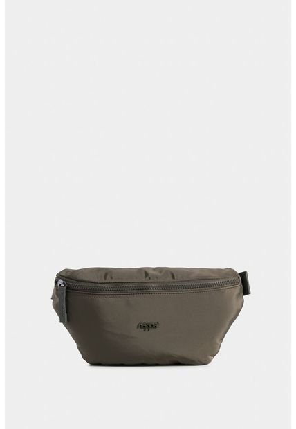 Bolso Tipo Riñonera Basic Quenn Mediana En Textil Con Jaladeras En Caucho Bolso Tipo Riñonera Basic Quenn Mediana En Textil Con Jaladeras En Caucho Verde NAPPA