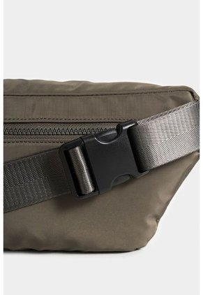 Bolso Tipo Riñonera Basic Quenn Mediana En Textil Con Jaladeras En Caucho Bolso Tipo Riñonera Basic Quenn Mediana En Textil Con Jaladeras En Caucho Verde NAPPA