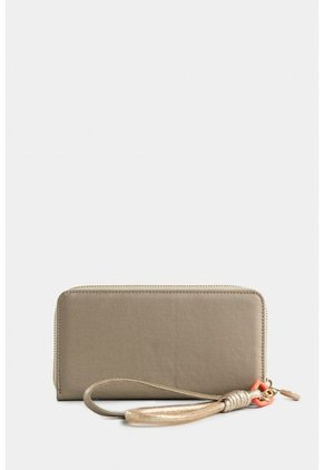 Billetera Portachequera Basica Con Compartimento Interno Para Monedas Billetera Portachequera Basica Con Compartimento Interno Para Monedas Dorado NAPPA