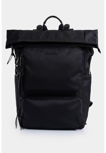 Bolso Tipo Tula Morral Con Diseño Expandible Bolso Tipo Tula Morral Con Diseño Expandible Negro NAPPA