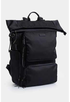 Bolso Tipo Tula Morral Con Diseño Expandible Bolso Tipo Tula Morral Con Diseño Expandible Negro NAPPA