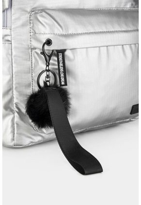 Morral Astor Para Mujer En Lona Encerada Con Gravado En Colores Metalizados De Moda Morral Astor Para Mujer En Lona Encerada Con Gravado En Colores Metalizados De Moda Plata NAPPA