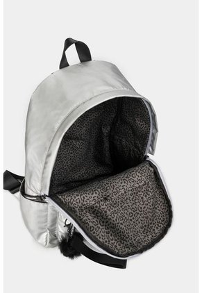 Morral Astor Para Mujer En Lona Encerada Con Gravado En Colores Metalizados De Moda Morral Astor Para Mujer En Lona Encerada Con Gravado En Colores Metalizados De Moda Plata NAPPA