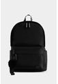 Morral Astor En Lona Con Tiras Estampadas Morral Astor En Lona Con Tiras Estampadas Negro NAPPA de Nappa