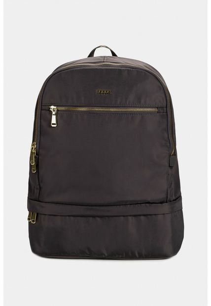 Bolso Tipo Tula Morral Para Mujer En Lona Con Cierres Metalicos Frontales Y Compartimento Tipo Lonchera Bolso Tipo Tula Morral Para Mujer En Lona Con Cierres Metalicos Frontales Y Compartimento Tipo Lonchera Gris NAPPA