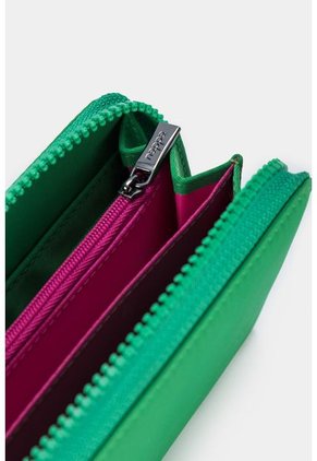 Billetera Portachequera Harrington Para Mujer En Lona Billetera Portachequera Harrington Para Mujer En Lona Verde NAPPA