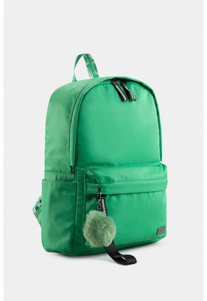 Morral Astor En Lona Con Tiras Estampadas Morral Astor En Lona Con Tiras Estampadas Verde NAPPA