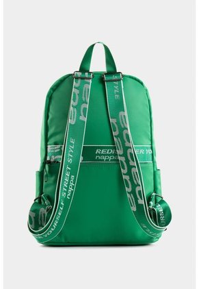 Morral Astor En Lona Con Tiras Estampadas Morral Astor En Lona Con Tiras Estampadas Verde NAPPA