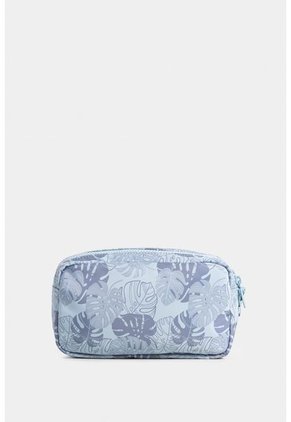 Cartuchera Vera Botanical En Textil Estampado Cartuchera Vera Botanical En Textil Estampado Azul NAPPA