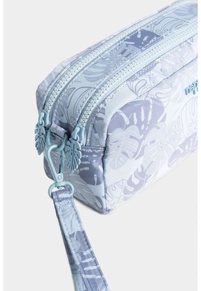 Cartuchera Vera Botanical En Textil Estampado Cartuchera Vera Botanical En Textil Estampado Azul NAPPA