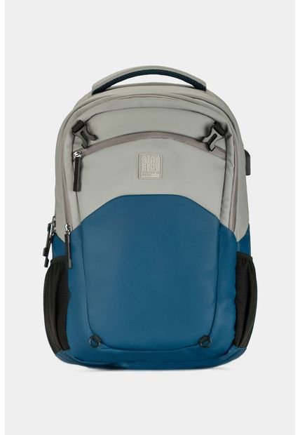 Bolso Para Hombre Tipo Tula Morral En Lona Encerada Con Sistema De Malla Para Casco Bolso Para Hombre Tipo Tula Morral En Lona Encerada Con Sistema De Malla Para Casco Azul NAPPA