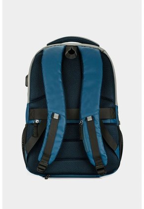 Bolso Para Hombre Tipo Tula Morral En Lona Encerada Con Sistema De Malla Para Casco Bolso Para Hombre Tipo Tula Morral En Lona Encerada Con Sistema De Malla Para Casco Azul NAPPA