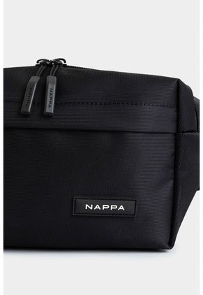 Bolso Para Hombre Tipo Riñonera En En Lona Bolso Para Hombre Tipo Riñonera En En Lona Negro NAPPA