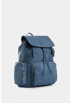 Bolso Tipo Morral Grande Con Tapa Bolso Tipo Morral Grande Con Tapa Azul Aguamarina NAPPA