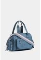 Bolso Tipo Baguette Mediano Con Tapa En Bolsillo Y Doble Compartimento Principal Bolso Tipo Baguette Mediano Con Tapa En Bolsillo Y Doble Compartimento Principal Azul Aguamarina NAPPA de Nappa