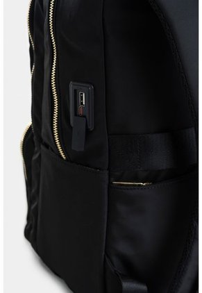 Bolso Para Mujer Tipo Morral En Textil Shay Bolso Para Mujer Tipo Morral En Textil Shay Negro NAPPA