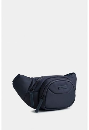 Bolso Tipo Riñonera Para Hombre En Lona Con Bolsillo Frontal Bolso Tipo Riñonera Para Hombre En Lona Con Bolsillo Frontal Azul NAPPA