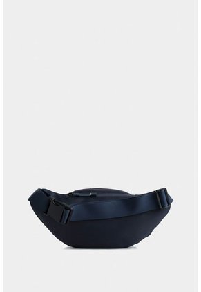 Bolso Tipo Riñonera Para Hombre En Lona Con Bolsillo Frontal Bolso Tipo Riñonera Para Hombre En Lona Con Bolsillo Frontal Azul NAPPA