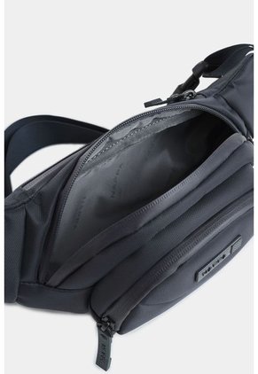 Bolso Tipo Riñonera Para Hombre En Lona Con Bolsillo Frontal Bolso Tipo Riñonera Para Hombre En Lona Con Bolsillo Frontal Azul NAPPA