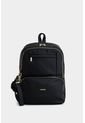 Bolso Para Mujer Tipo Morral En Textil Shay Bolso Para Mujer Tipo Morral En Textil Shay Negro NAPPA de Nappa