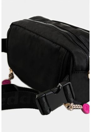 Riñonera Davenport En Textil Convertible A Bandolera Riñonera Davenport En Textil Convertible A Bandolera Negro NAPPA