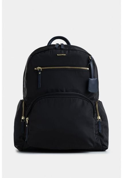 Bolso Tipo Tula Morral En Lona Con Llavero En Sintetico
