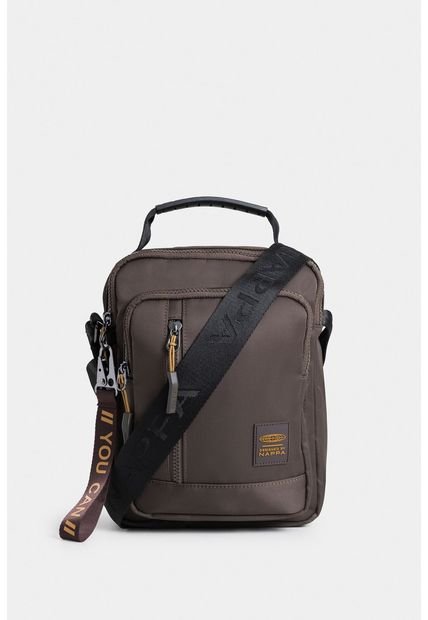 Bandolera Galvyn Vit Con Cierres Impermeables Bandolera Galvyn Vit Con Cierres Impermeables Tabaco NAPPA