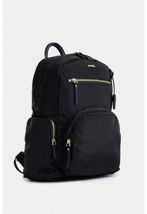 Bolso Tipo Tula Morral En Lona Con Llavero En Sintetico